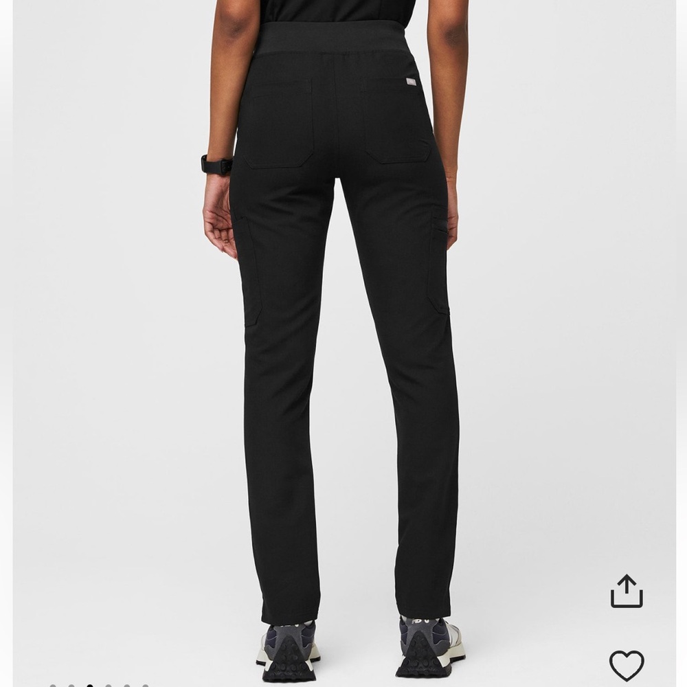 Women's Black Yola™ High Waisted 2.0 - Skinny Scrub Pants